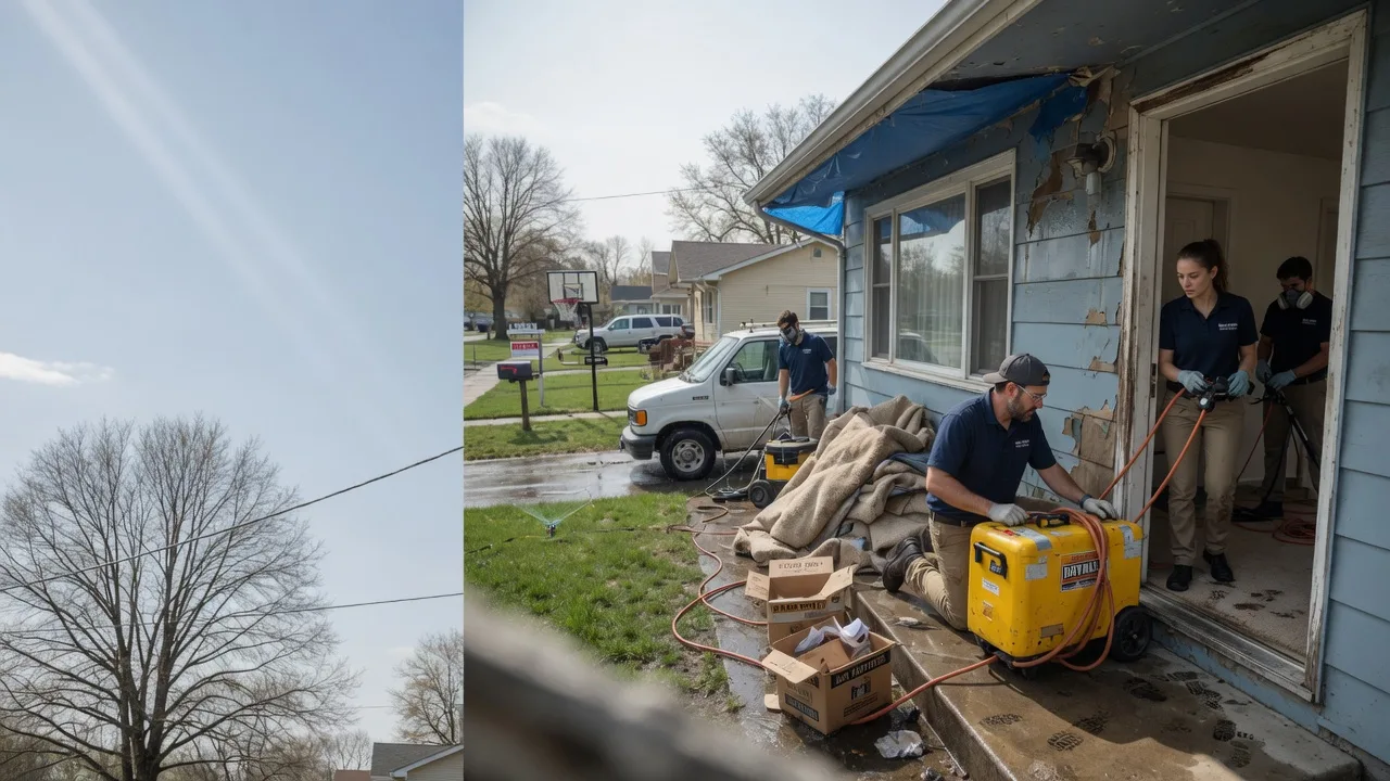 Basement Flood Cleanup in Marcus Hook, PA near me